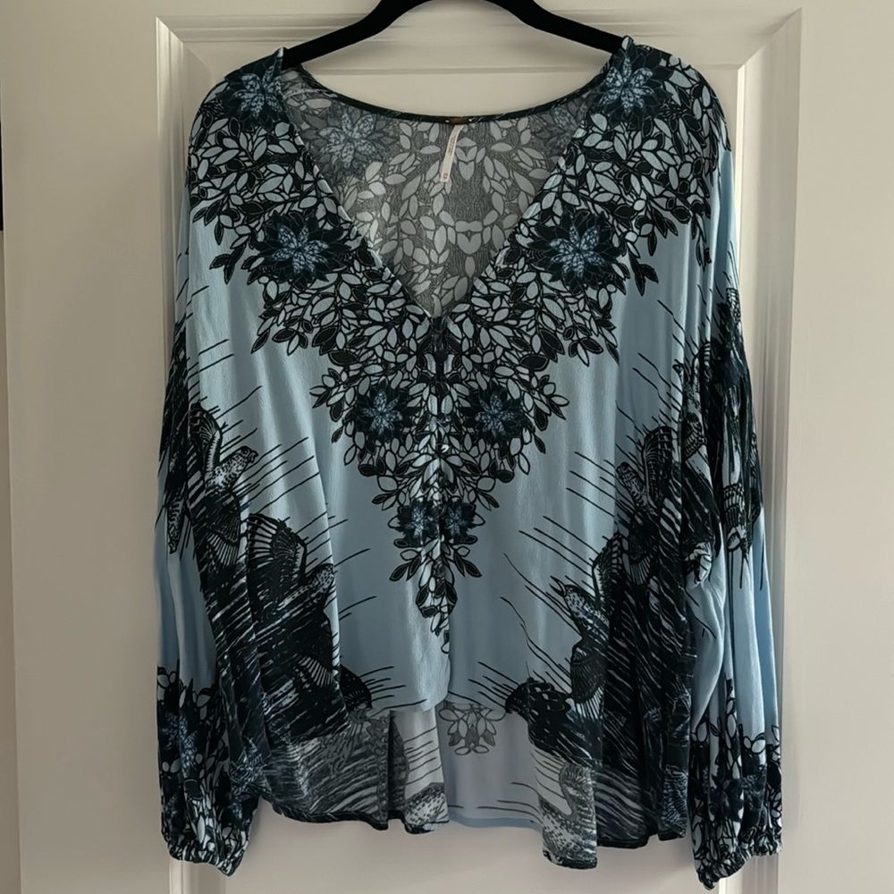Free People floral Blouse